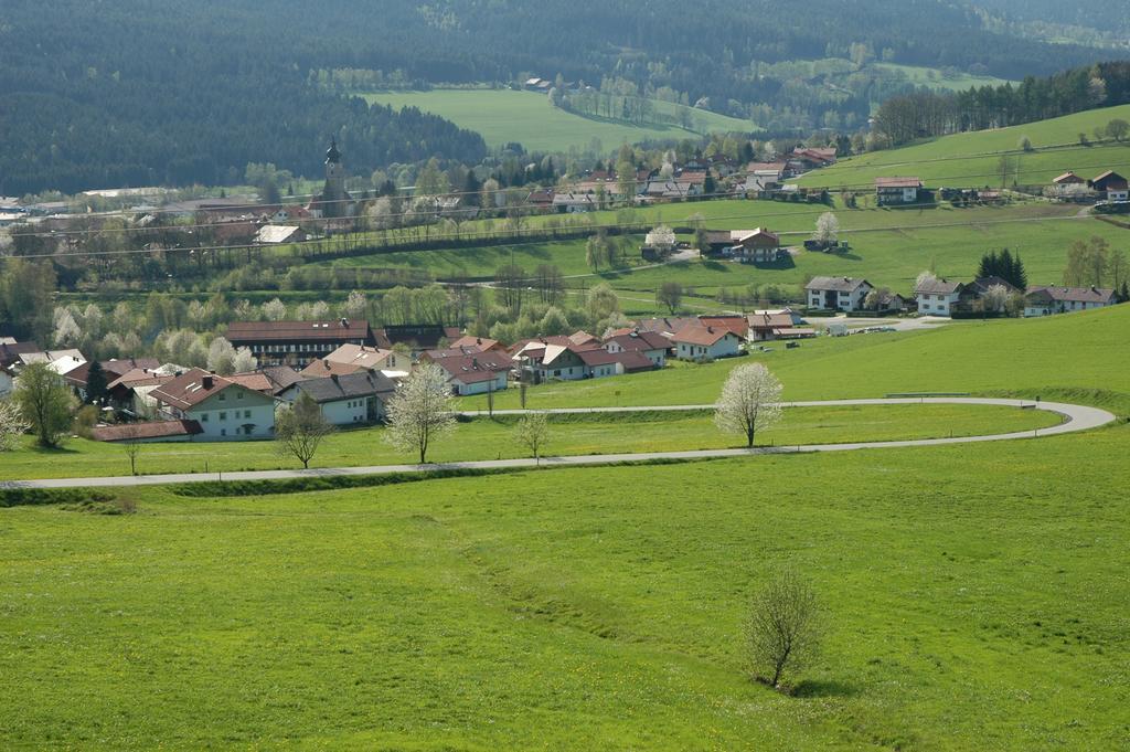 Wellness Ferienwohnungen Zellertalblick Drachselsried Esterno foto
